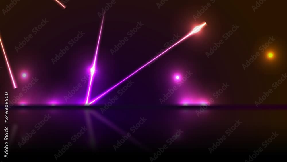 Purple and orange neon laser lines with reflection. Abstract rays technology retro background. Futuristic glowing motio design. Seamless looping. Video animation Ultra HD 4K 3840x2160 Purple and orange neon laser lines with reflection. Abstract rays technology retro background. Futuristic glowing motio design. Seamless looping. Video animation Ultra HD 4K 3840x2160