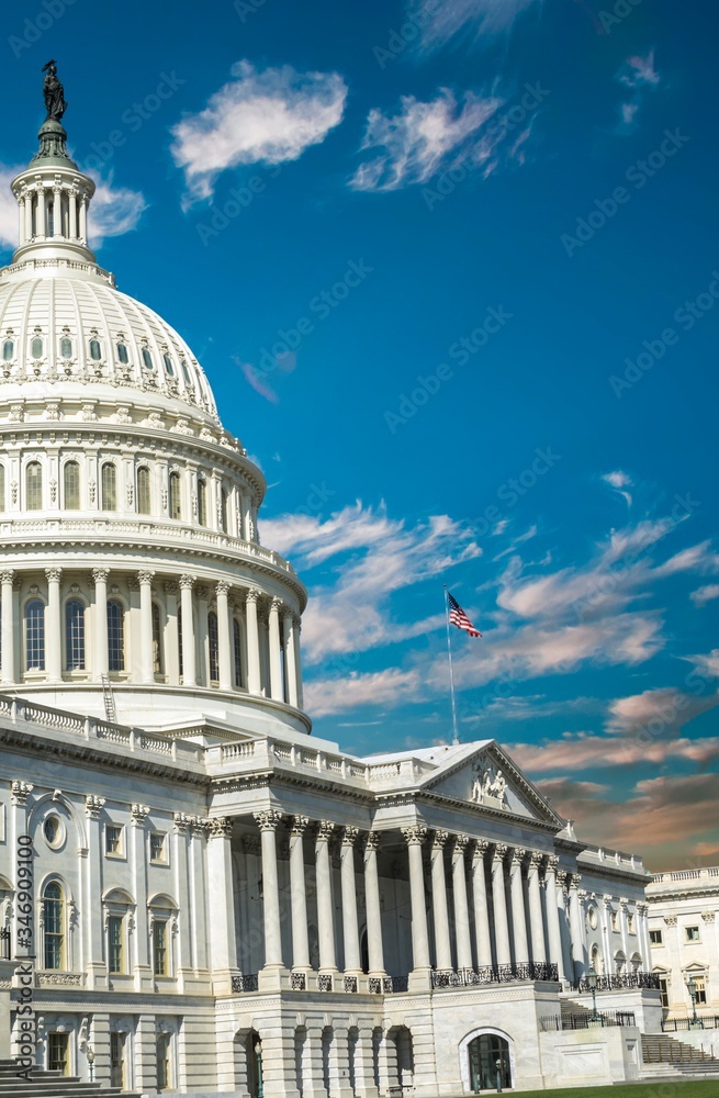 Obraz premium Washington DC, US Capitol Building