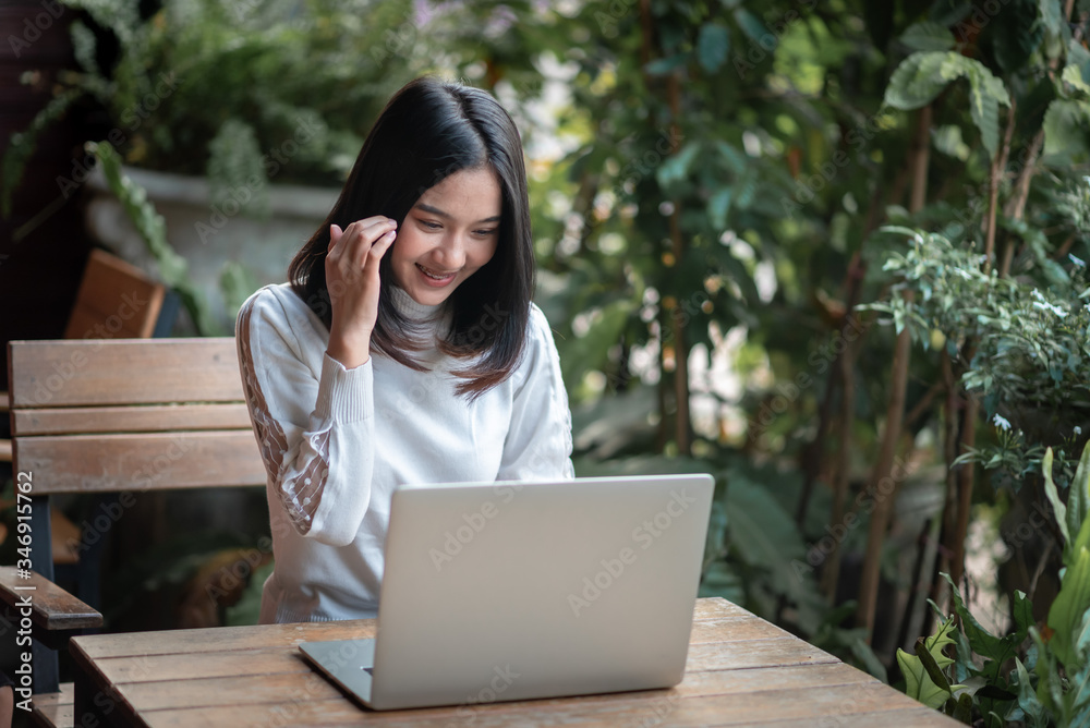 Working at home / Asians are sitting and working after the Coronavirus outbreak. Working at home / Asians are sitting and working after the Coronavirus outbreak.