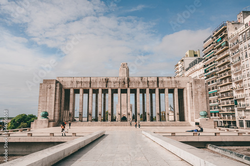 Rosario, Santa Fe, Argentina. The historic flag monument in the city of Rosario, Argentina. May 2019