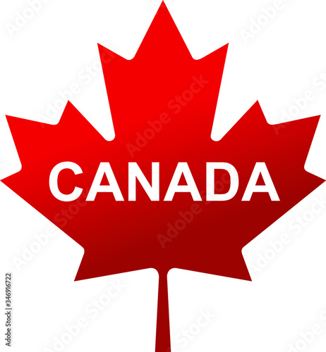 National sigh of Canada – Red Maple Leaf.