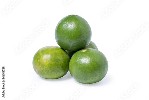 lime isolated include clipping path on white background