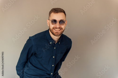 young man in sunglasses
