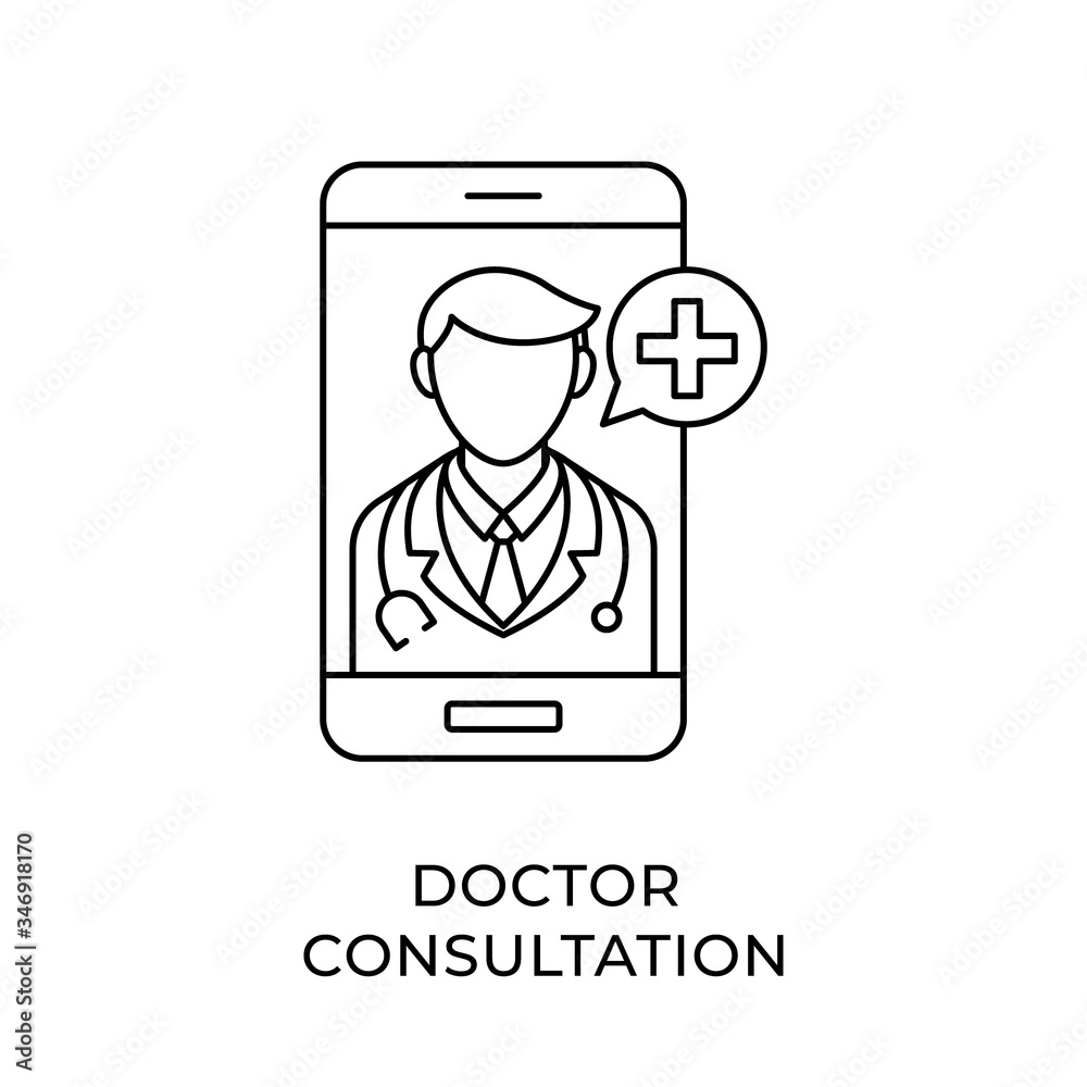 Doctor icon vector illustration. Doctor Consultation icon vector. Doctor icon design isolated on white background. Doctor vector icon flat design for website, logo, sign, symbol, app, UI. Doctor icon vector illustration. Doctor Consultation icon vector. Doctor icon design isolated on white background. Doctor vector icon flat design for website, logo, sign, symbol, app, UI.