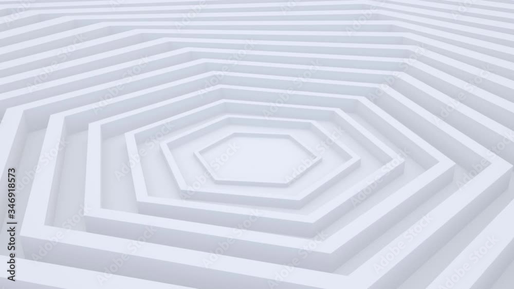 White light background, architectural futuristic construction, 3d motion design, layered paper art, looping animated 4K wallpaper, abstract geometric pattern, hexagon animation, honeycomb shapes White light background, architectural futuristic construction, 3d motion design, layered paper art, looping animated 4K wallpaper, abstract geometric pattern, hexagon animation, honeycomb shapes