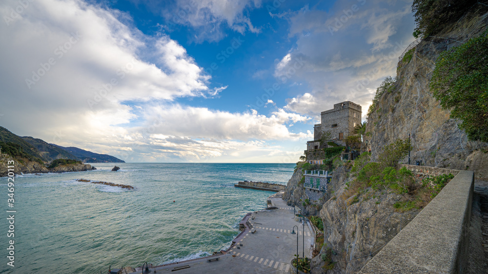 Monterosso al Mare Castle, Liguria, italy