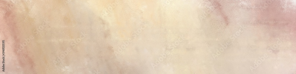 wide art grunge vintage abstract painted background with pastel gray and rosy brown colors and space for text or image. can be used as header or banner