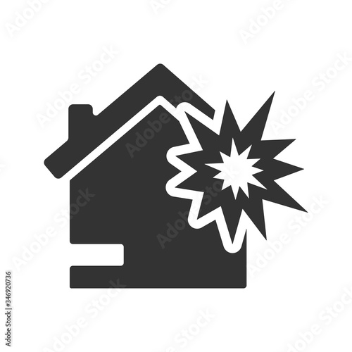 Home explosion icon 