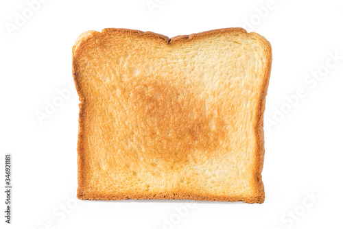 toast bread isolated include clipping path on white background