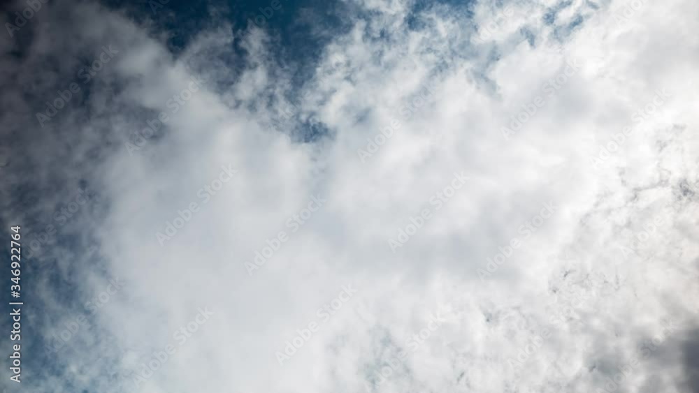Time lapse of beautiful blue sky and white clouds in daytime. Time lapse of beautiful blue sky and white clouds in daytime.