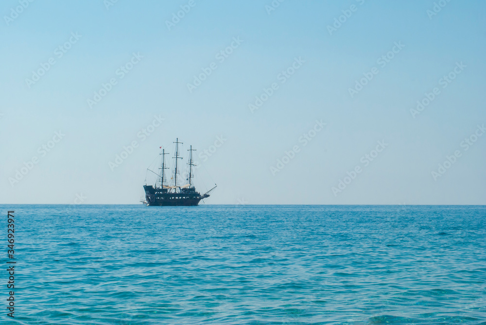 Ship in the mediterranean Ship in the mediterranean