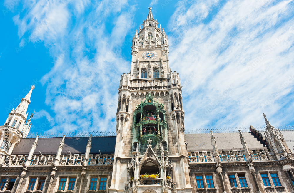 Fototapeta premium New Town Hall (Neues Rathaus). Munich. Germany