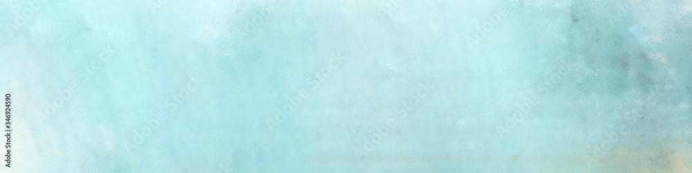 wide art grunge abstract painting background graphic with powder blue, pastel blue and cadet blue colors and space for text or image. can be used as postcard or poster
