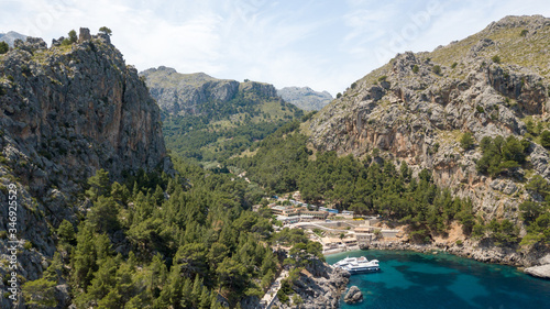 the Bay of Sa Calobra in Mallorca