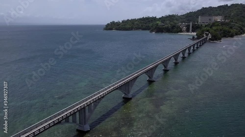 Wallpaper Mural Samana Bridge drone shot Caribe Torontodigital.ca