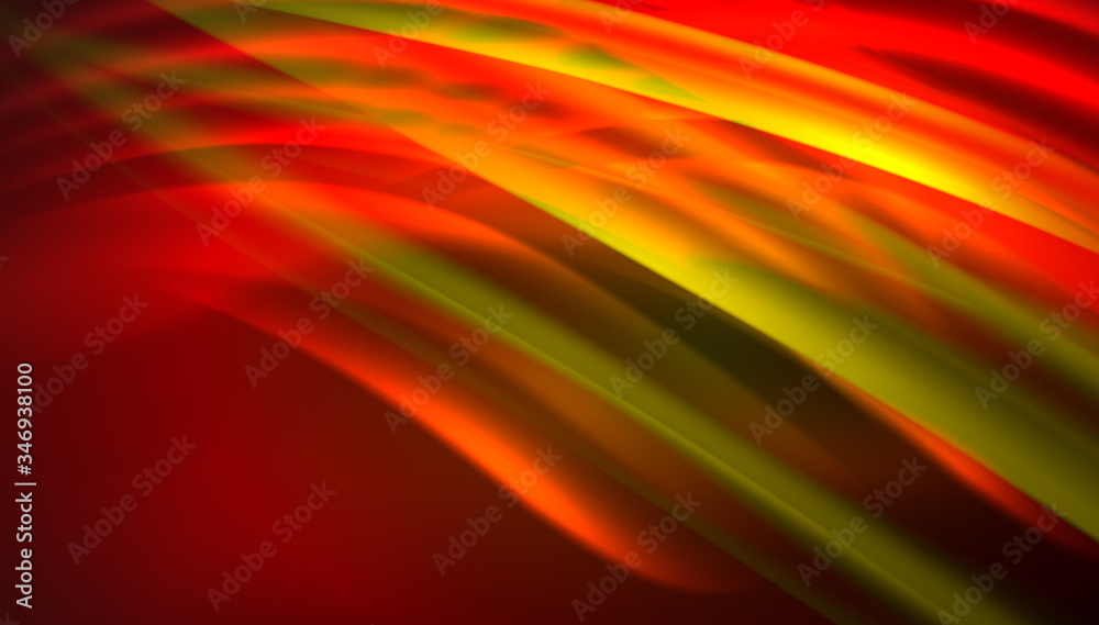 Fluid wave lines background. Trendy abstract layout template for business or technology presentation, internet poster or web brochure cover, wallpaper