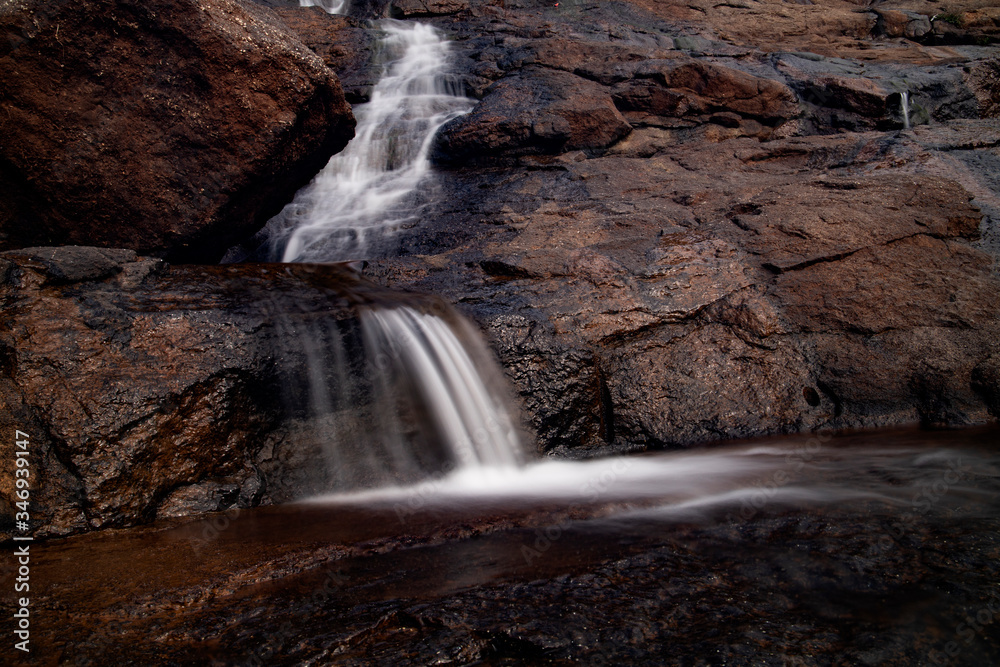 Fototapeta premium waterfall photos taken with low shutter speed