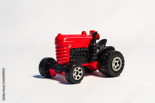 miniature figure concept of tractor