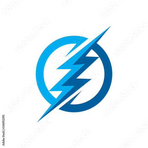 Flash Electric Logo Bolt Energy Company