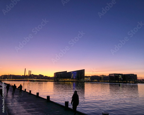 Copenhagen sunset by the canal © Tallied Travels