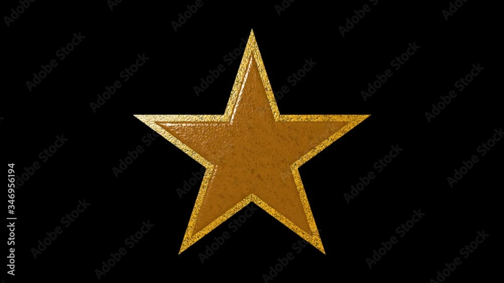 Rotating Motion Multicolor 3D Rendering Shiny Elegant Stars Texture Isolated Black Background With Alpha Matte Rotating Motion Multicolor 3D Rendering Shiny Elegant Stars Texture Isolated Black Background With Alpha Matte