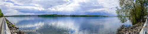panorama of the lake on a background of stormy sky © Тарас Рощук