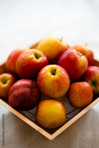 apples in bow close up 2 