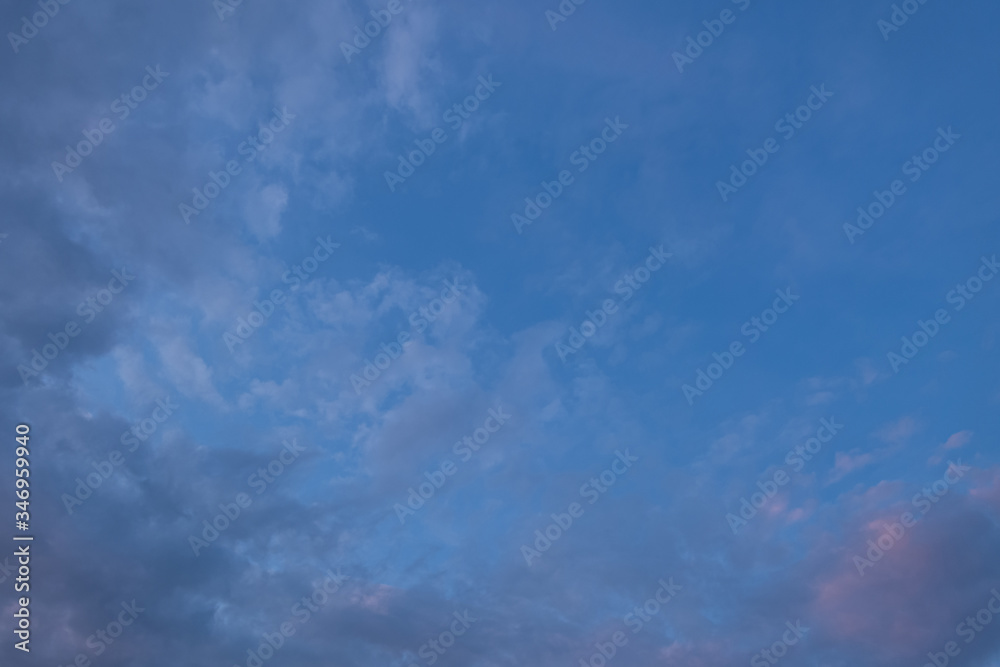 abstract background of cloudy night sky, blue hour abstract background of cloudy night sky, blue hour