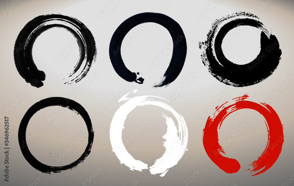 Zen circles watercolor yoga spa paint Zen circles watercolor yoga spa paint