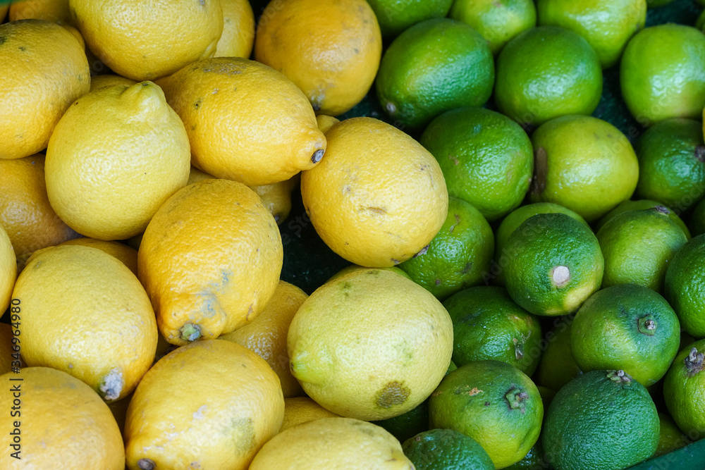 Imperfect organic lemons and limes
