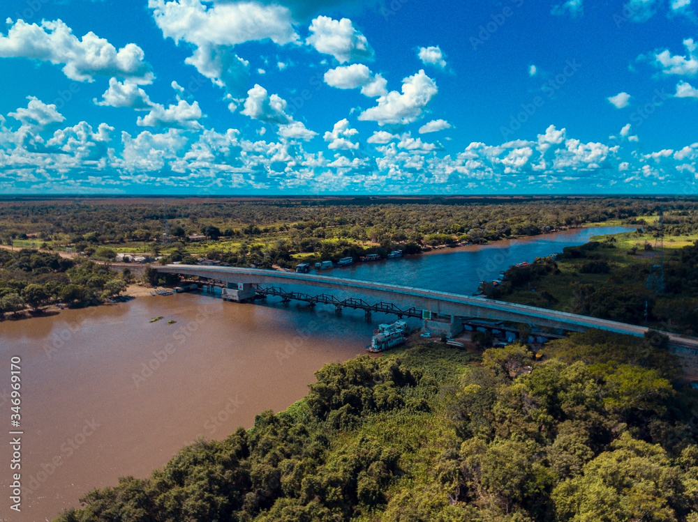 Bridge over Miranda River - Alfredo Zamlutti. Pantanal - Brazil