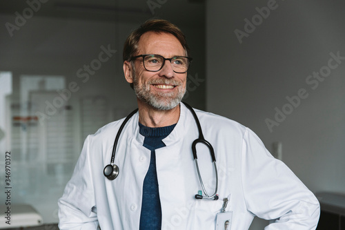 Portrait of smiling doctor photo