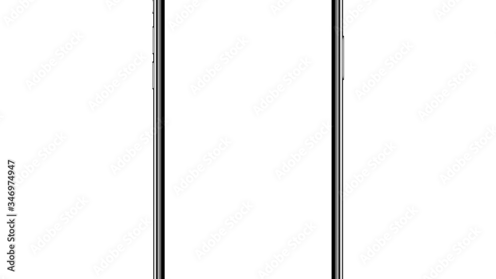 mockup expensive modern invisible phone background with blank white display on white blank background. 3d render. Smartphone screen close up. iPhone X XS 11 Pro mockup expensive modern invisible phone background with blank white display on white blank background. 3d render. Smartphone screen close up. iPhone X XS 11 Pro