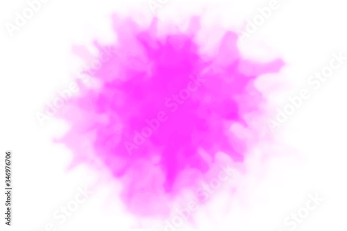 pink color Abstract aqua smudges scribble drop vector hand drawn watercolor liquid stain element for design wallpaper illustration