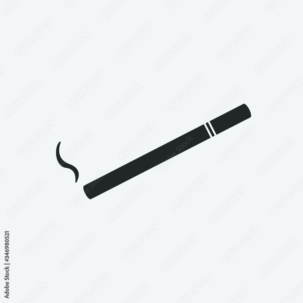 Cigarette vector icon illustration sign Cigarette vector icon illustration sign