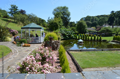 Musical enternment at Cockington Village, near Torquay, Devon, England