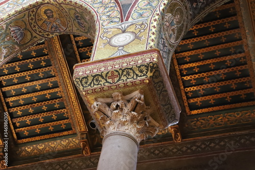 architecture en Sicile ville de Monreale cathédrale