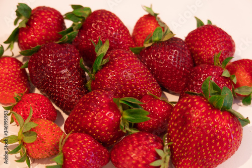 Strawberry on a white background