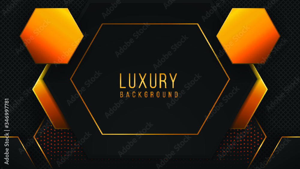 Modern luxury background with abstract golden shapes Modern luxury background with abstract golden shapes