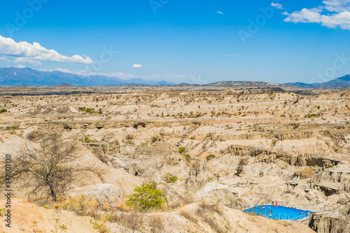 landscape of the desert
