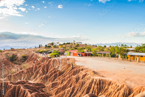 beautiful view of the Tatacoa's desert