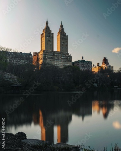 church at sunset