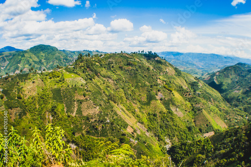 view of the mountains