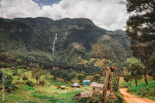 landscape of the mountains