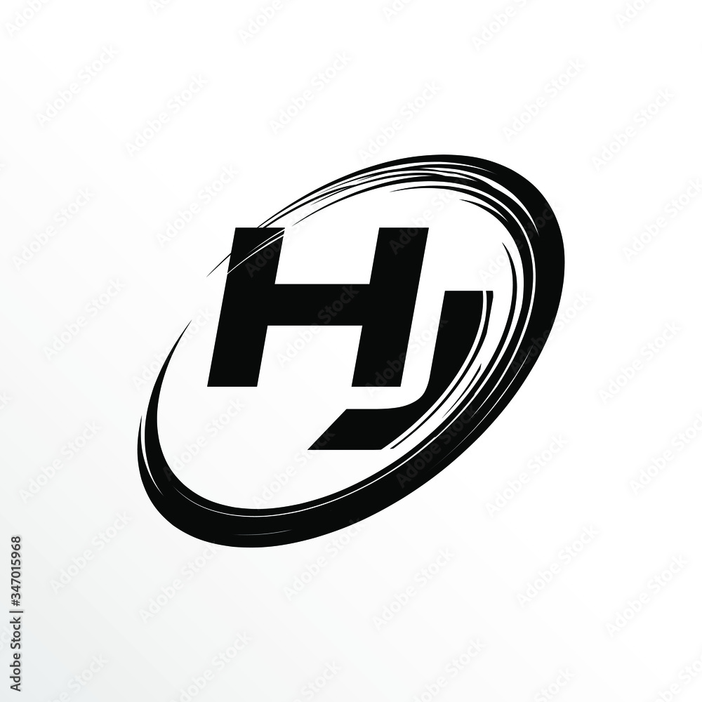 Initial Letter HJ Brush Effect Logo Design
Initial Letter HJ Brush Effect Logo Design
