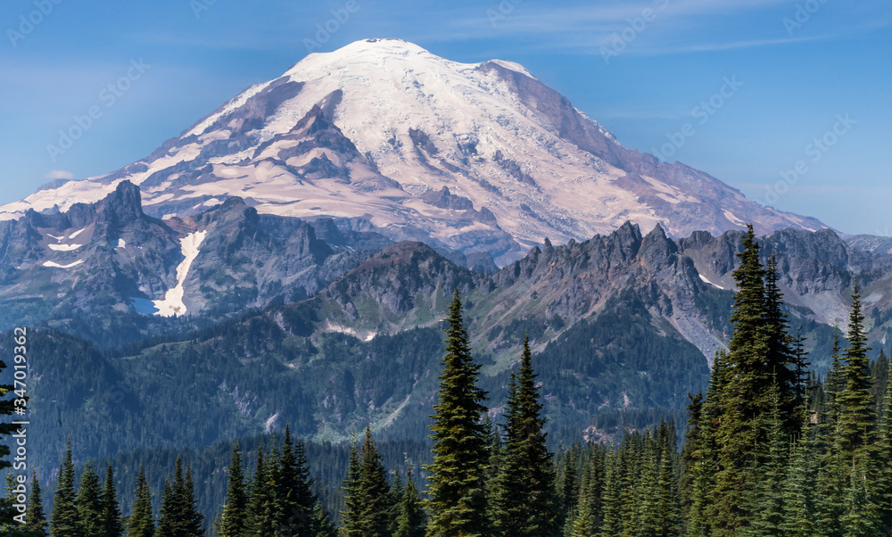 Scenic View Of Mount Rainier | Washington