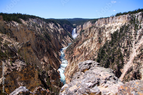 The impressive Grand Canyon of Yellowstone