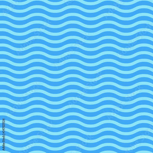 blue waves watercolor seamless vector background