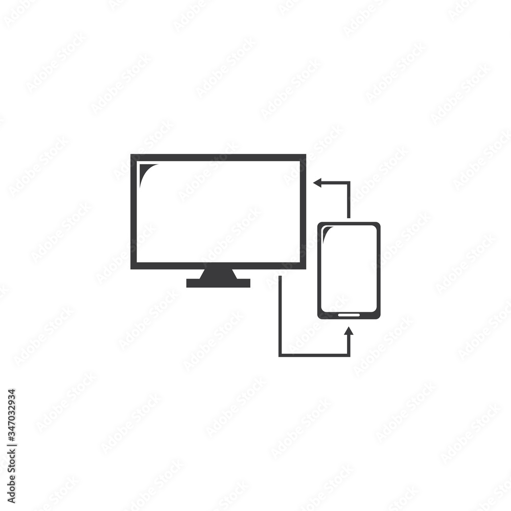 Monitor computer icon Monitor computer icon