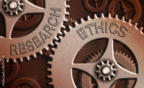 Handwriting text writing Research Ethics. Conceptual photo interested in the analysis of ethical issues that raised